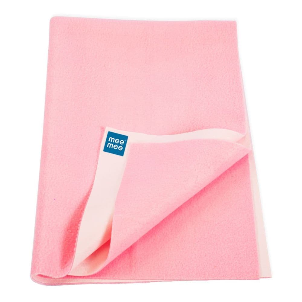 Mee Mee Pink Water Proof Total Dry Sheet Protector